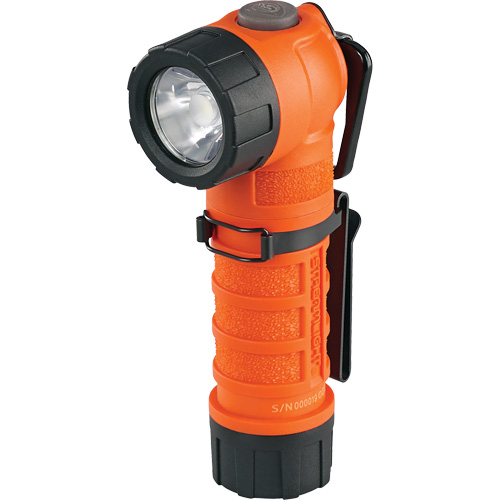 PolyTac&reg; 90 X Right Angle Flashlight, LED, CR123A Batteries, Polymer Haskins Industrial Inc.