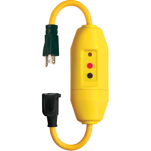 Jeux de cordons avec disjoncteur de fuite &agrave; la terre en ligne , 120 V, 15 A, Cordon de  Haskins Industrial Inc.