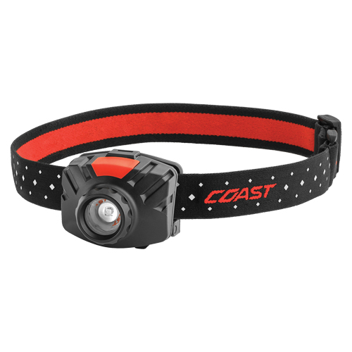FL70 Headlamp, LED, 435 Lumens, 2.5 Hrs. Run Time, AAA Batteries Haskins Industrial Inc.