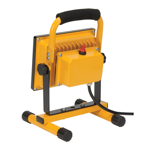 Portable Work Light, LED, 20 W, 2500 Lumens, Aluminum Housing Haskins Industrial Inc.