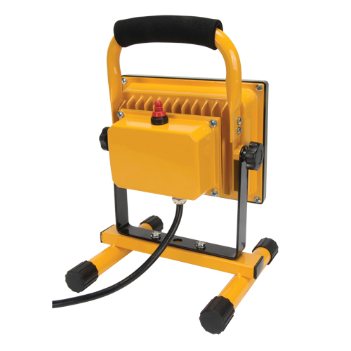 Portable Work Light, LED, 20 W, 2500 Lumens, Aluminum Housing Haskins Industrial Inc.