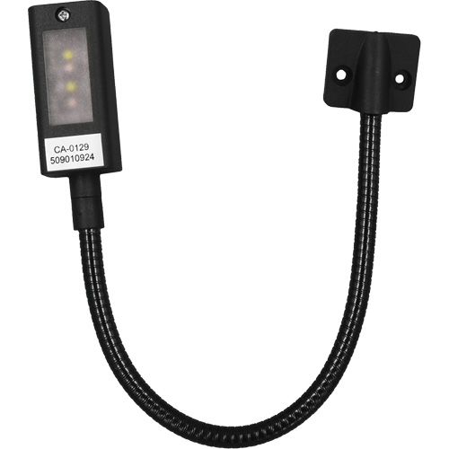 LED Gooseneck Maplight, 1 W, LED, 12" Neck, Black Haskins Industrial Inc.