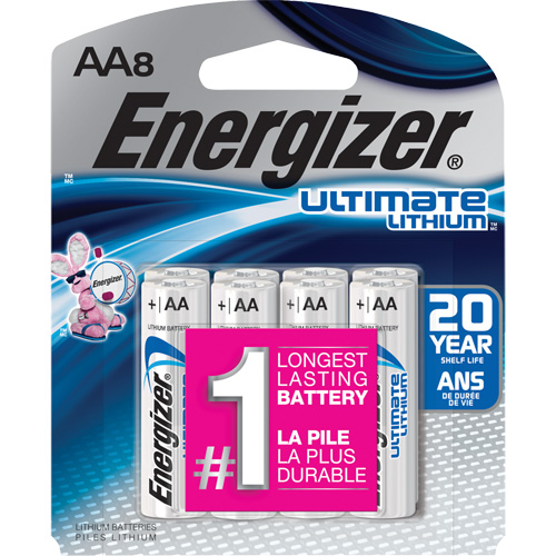 Batteries au lithium Ultimate, AA, 1,5 V Haskins Industrial Inc.