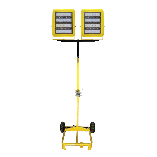 Dual-Head Cart with Winch, LED, 400 W, 60000 Lumens, Aluminum Housing Haskins Industrial Inc.