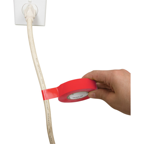 Ruban isolant, 19 mm (3/4") x 18 m (60'), Rouge, 7 mils Haskins Industrial Inc.