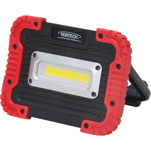 Portable Work Light, LED, 10 W, 1000 Lumens, Plastic Housing Haskins Industrial Inc.