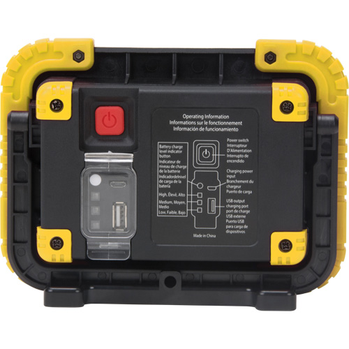 Lampe de travail portative, DEL, 10 W, 1000 lumens, Boîtier en Plastique Haskins Industrial Inc.