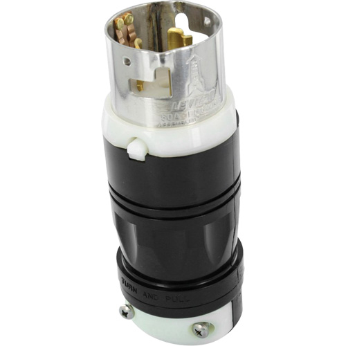 California Style Locking Plug, Nylon, 50 Amps, 120 V/250 V, Non-NEMA Haskins Industrial Inc.