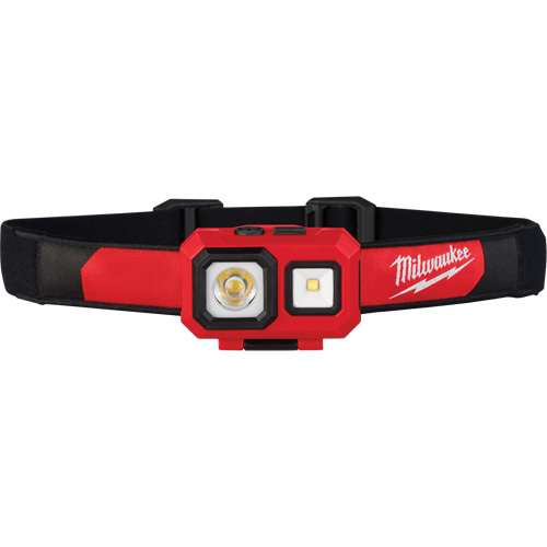 Lampe frontale projecteur et diffuseur, DEL, 450 lumens, 2 hres de fonctionnement, piles AAA Haskins Industrial Inc.