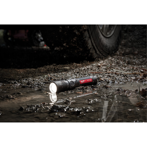 1100L Twist Focus Flashlight, LED, 1100 Lumens, Rechargeable Batteries Haskins Industrial Inc.