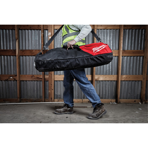 Sac de transport pour tour d'&eacute;clairage M18 Rocket, Nylon balistique, 1 pochettes, Noir/Rouge Haskins Industrial Inc.
