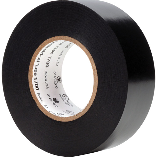 Temflex Vinyl Electrical Tape 1700, 25.4 mm (1") x 20.1 m (66'), Black, 7 mils Haskins Industrial Inc.