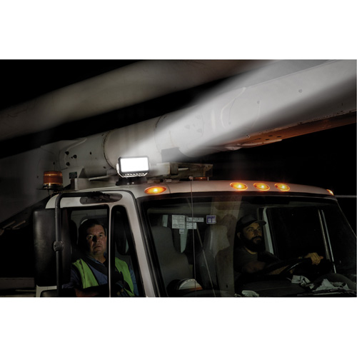 Projecteur orientable polyvalent &agrave; t&eacute;l&eacute;commande, DEL, 4250 lumens Haskins Industrial Inc.