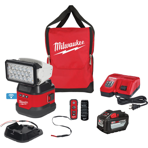 Utility Remote Control Search Light Kit, LED, 4250 Lumens Haskins Industrial Inc.