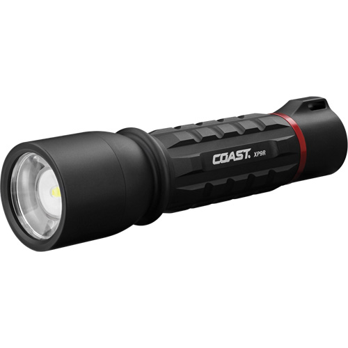 XP9R Dual-Power Flashlight, LED, 1000 Lumens, Rechargeable/CR123 Batteries Haskins Industrial Inc.