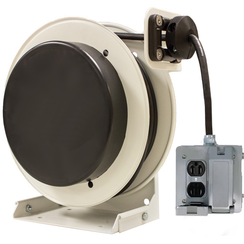 Cord Reel, 50', SJOOW, 12/3 Gauge, 15 A Haskins Industrial Inc.