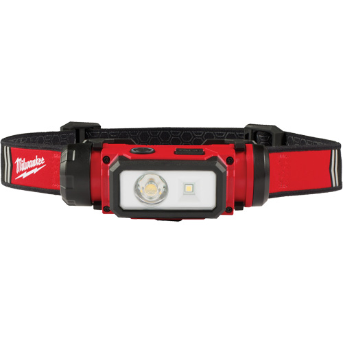 REDLITHIUM USB Hardhat Headlamp, LED, 600 Lumens, 5 Hrs. Run Time, Rechargeable Batteries Haskins Industrial Inc.