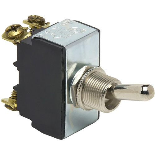 DPST Standard Heavy-Duty 4-Terminal Toggle Switch Haskins Industrial Inc.