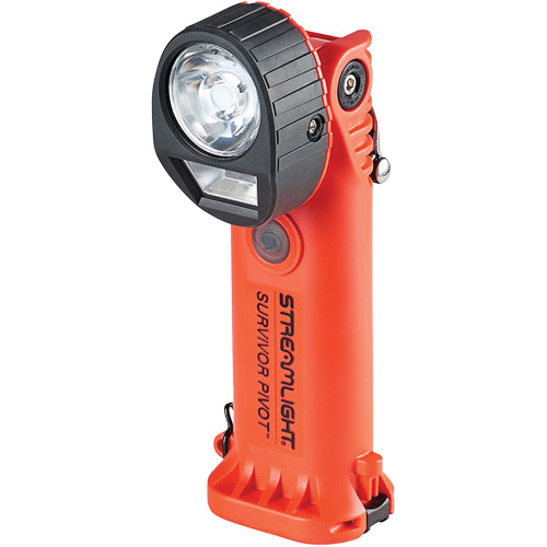Survivor Pivot&reg; Flashlight, LED, 325 Lumens, Rechargeable Batteries Haskins Industrial Inc.