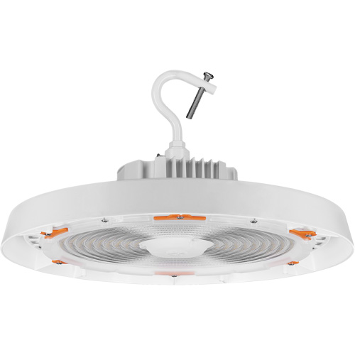 UFO High Bay Light, LED, 120 - 347 V, 200 W, 7.3" H x 11" W Haskins Industrial Inc.