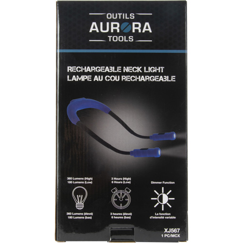 Lampe de travail, Lampe tour de cou, Rechargeable, 300 lumens Haskins Industrial Inc.