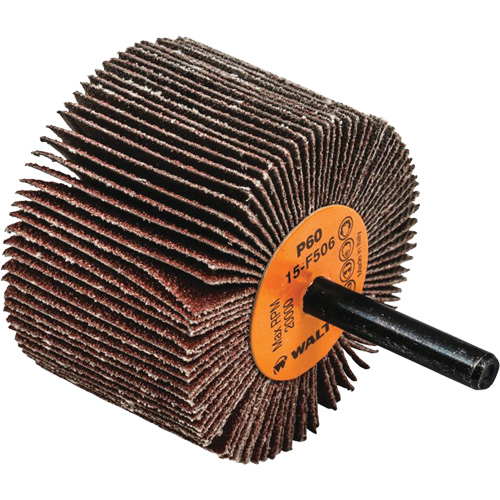 Coolcut Flap Wheel, Aluminum Oxide, 60 Grit, 2-1/2" x 1-1/2" x 1/4" Haskins Industrial Inc.