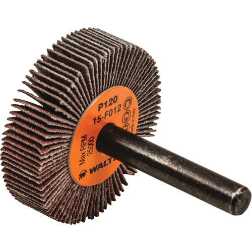 Coolcut Flap Wheel, Aluminum Oxide, 120 Grit, 1-1/2" x 3/8" x 1/4" Haskins Industrial Inc.