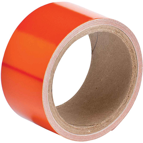 Reflective Marking Tape, 2" x 15', Acrylic, Orange Haskins Industrial Inc.