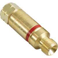 Flashback Arrestors - Oxy/Fuel Gas, Fuel Gas (red)/Oxygen (green), Regulator Adaptor Style Haskins Industrial Inc.