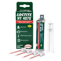 HY 4070 Structural Repair Hybrid Adhesive, Two-Part, Dual Cartridge, 11 g, Off-White Haskins Industrial Inc.