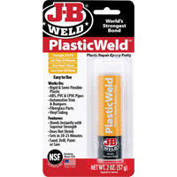 Colle &eacute;poxyde PlasticWeld, 2 oz, B&acirc;ton, Blanc cass&eacute; Haskins Industrial Inc.