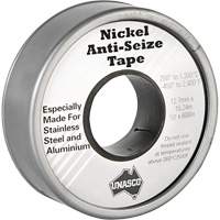 Nickel Anti-Seize Tape, 590" L x 1/2" W, Silver Haskins Industrial Inc.
