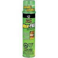 Touch 'n Foam&reg; Max Fill Triple Expanding Sealant, 566 g, Aerosol Can, Cream Haskins Industrial Inc.
