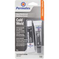 Cold Weld Bonding Compound, 2 x 28 g, Tube, Two-Part, Grey Haskins Industrial Inc.
