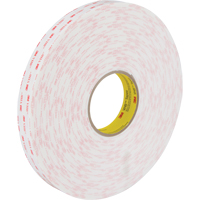 VHB Tape 4950, 33 m (108') L x 25.4 mm (1") W, 45 mils, Acrylic Haskins Industrial Inc.