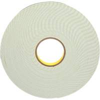 Ruban de mousse avec rev&ecirc;tement deux c&ocirc;t&eacute;s, Ruban double face en mousse, 33 m (108') lo x 25,4 mm (1") la, 62 mils, Ur&eacute;thane Haskins Industrial Inc.