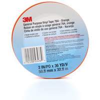 764 General-Purpose Vinyl Tape, 50.8 mm (2") W x 32.9 m (108') L, 5 mils, Orange Haskins Industrial Inc.