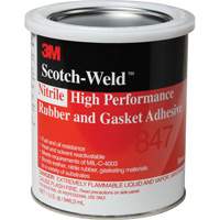 Adh&eacute;sif haute performance pour caoutchouc et joints Scotch-Weld, Gallon, Brun Haskins Industrial Inc.