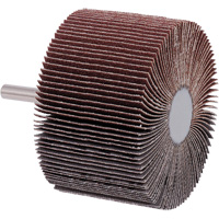 Meule &agrave; lamelles mont&eacute;e, Grain A80, 3" x 2" x 1/4" Haskins Industrial Inc.