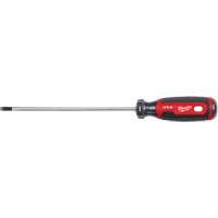 Cabinet Screwdriver, 3/16" Tip, Round, 254 mm L, Cushion Grip Handle Haskins Industrial Inc.