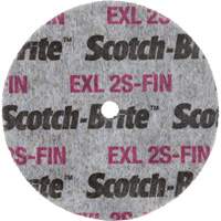 Scotch-Brite EXL Unitized Wheel, 3" x 1/2", 1/4" Arbor Haskins Industrial Inc.