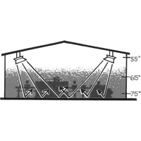 4000 Series Heater, Radiant Heat, Natural Gas, 40000 BTU/H Haskins Industrial Inc.
