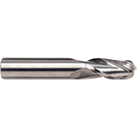 Fraise en bout sph&eacute;rique, 1/8" dia., 4 cannelures, Carbure Haskins Industrial Inc.