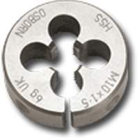 Round Die, 5/16"-22 Thread, High Speed Steel Haskins Industrial Inc.
