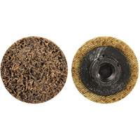 Surface Prep Quick-Change Disc, 1" Dia., Coarse Grit, Aluminum Oxide Haskins Industrial Inc.