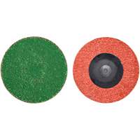 Disque de toile &agrave; changement rapide Zirc Plus, 2" dia., Grain 40, Alumine de zirconium Haskins Industrial Inc.