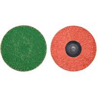 Disque de toile &agrave; changement rapide Zirc Plus, 3" dia., Grain 120, Alumine de zirconium Haskins Industrial Inc.