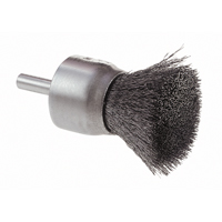 Crimped Wire End Brush, 1", 0.006 Fill Haskins Industrial Inc.