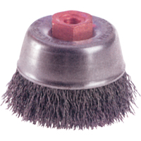 Crimped Wire Cup Brushes - High Speed Small Grinder Haskins Industrial Inc.