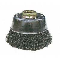 Crimped Wire Cup Brushes - High Speed Small Grinder Haskins Industrial Inc.